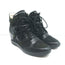 Y-3 Yohji Yamamoto x Adidas High Top Wedge Sneakers Black Leather Size UK 6 US 8