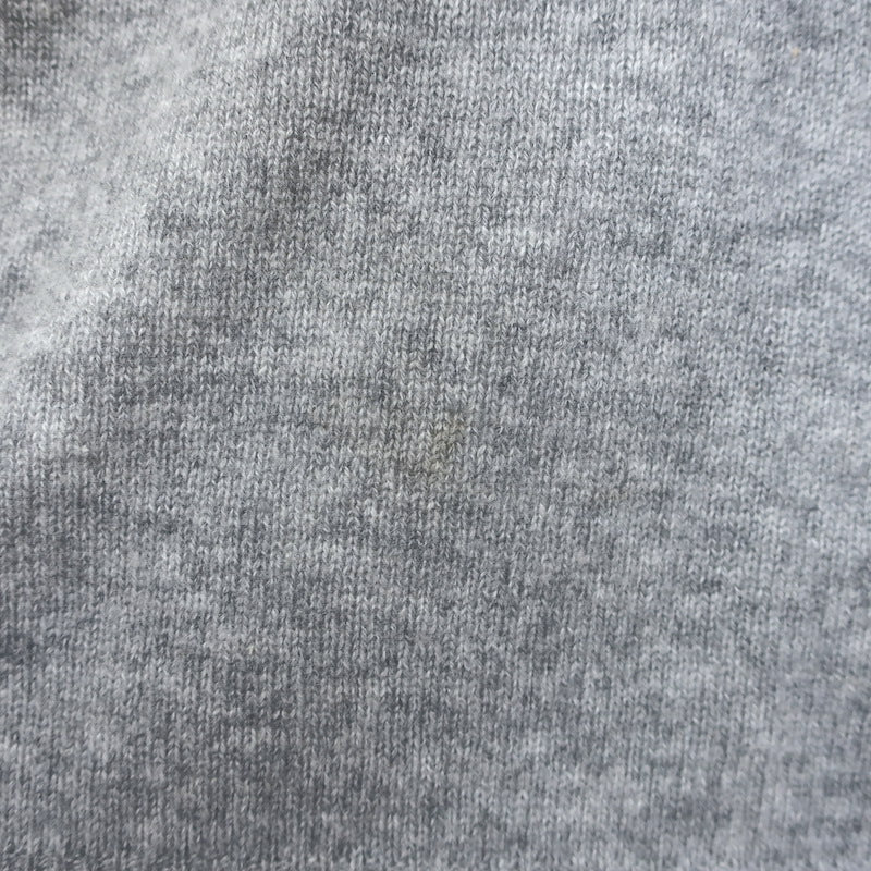 Theory Adrianna Cashmere V-Neck Sweater Heather Gray Size Petite