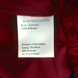 Marchesa Notte 3D Guipure Lace Sleeveless Midi Dress Red Size 0