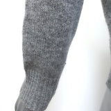 Theory Adrianna Cashmere V-Neck Sweater Heather Gray Size Petite