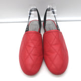 Givenchy Rivington slingback flat mules, red quilted leather, pre-owned authentic luxury