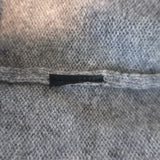 Theory Adrianna Cashmere V-Neck Sweater Heather Gray Size Petite