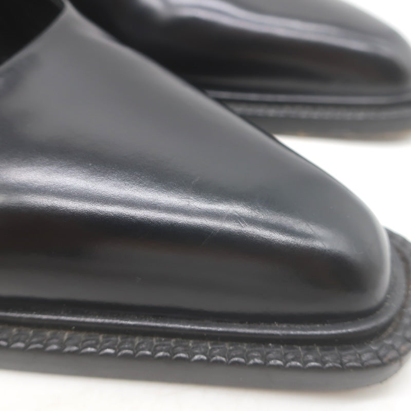 Vintage Prada Ankle Strap Spazzolato Leather Pumps Black Size 38