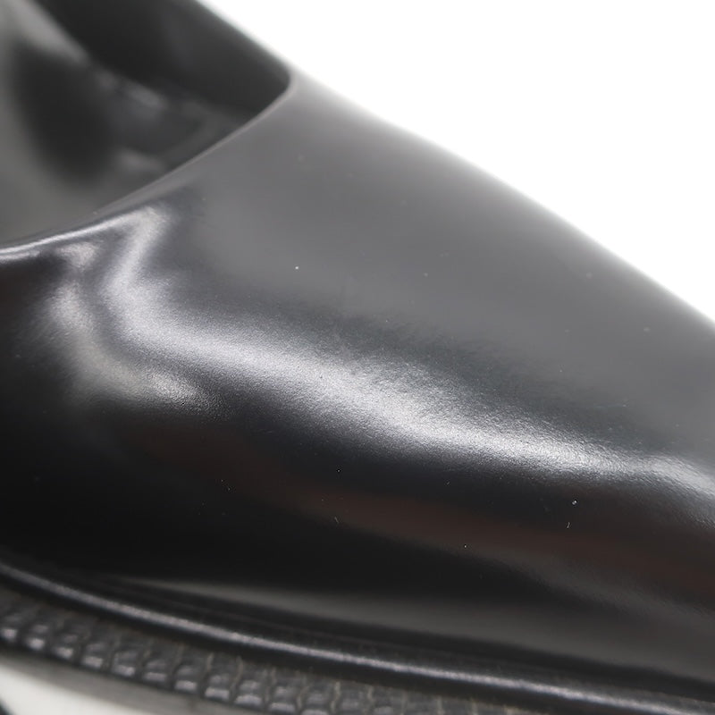 Vintage Prada Ankle Strap Spazzolato Leather Pumps Black Size 38