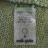 Cult Gaia Cameron Knotted Cutout Knit Midi Dress Olive Size Small