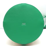 Hermes Farming Picnic Bag Osier Wicker & Menthe Swift Leather NEW