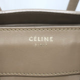 Celine Mini Luggage Tote Taupe Leather