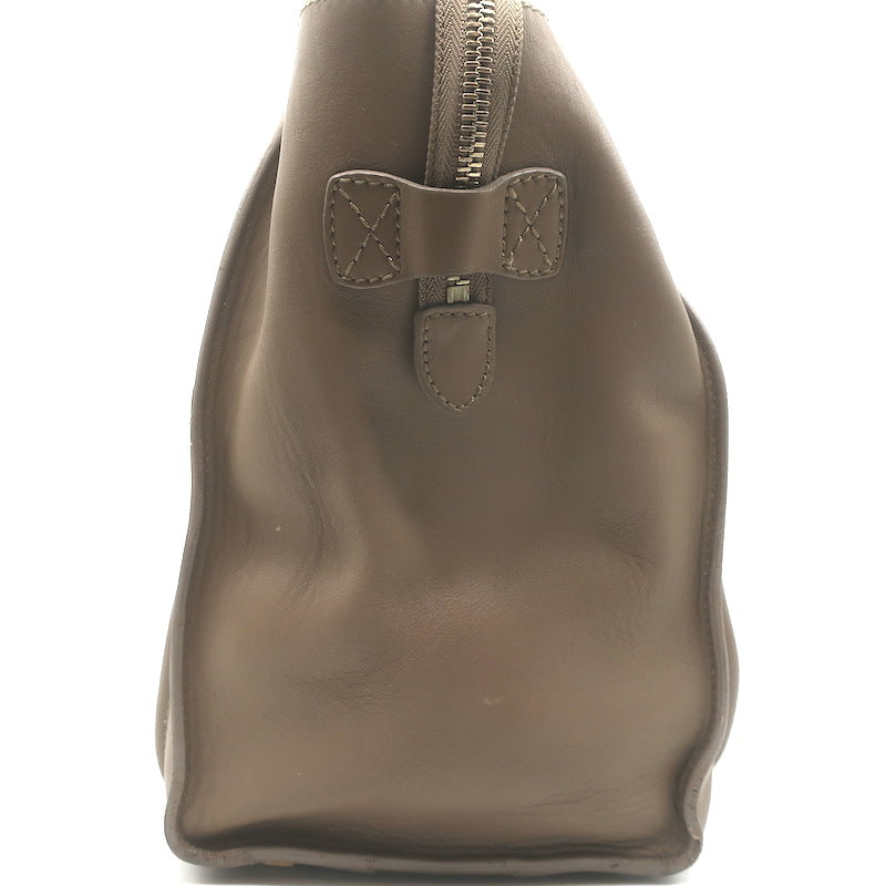 Celine Mini Luggage Tote Taupe Leather