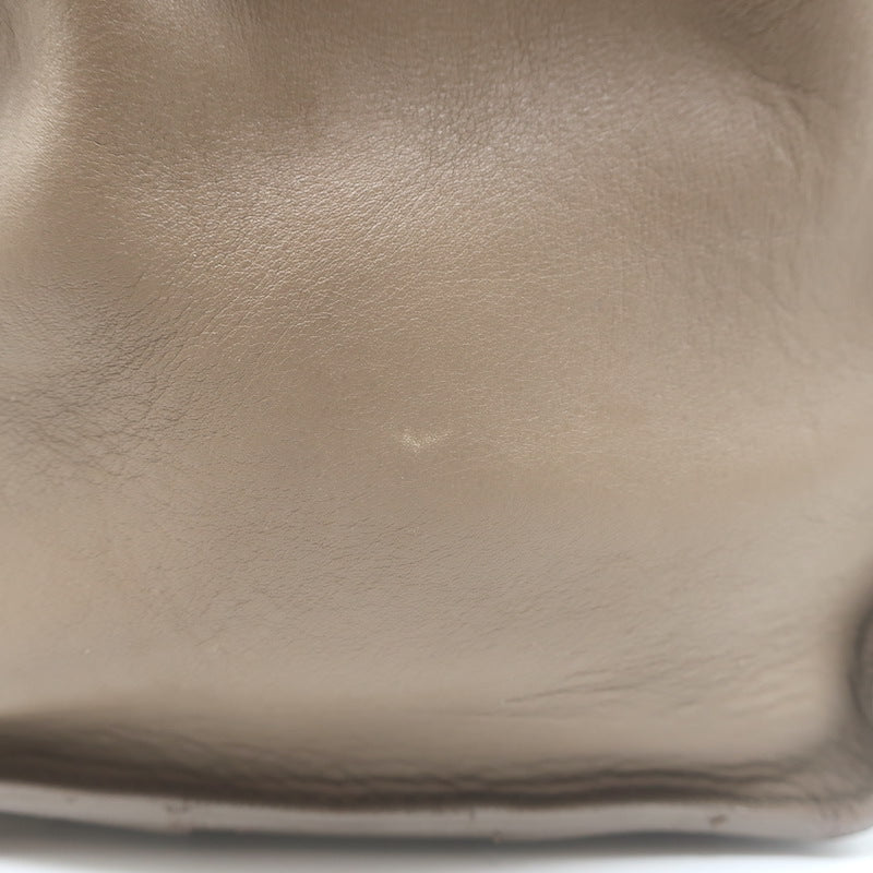 Celine Mini Luggage Tote Taupe Leather