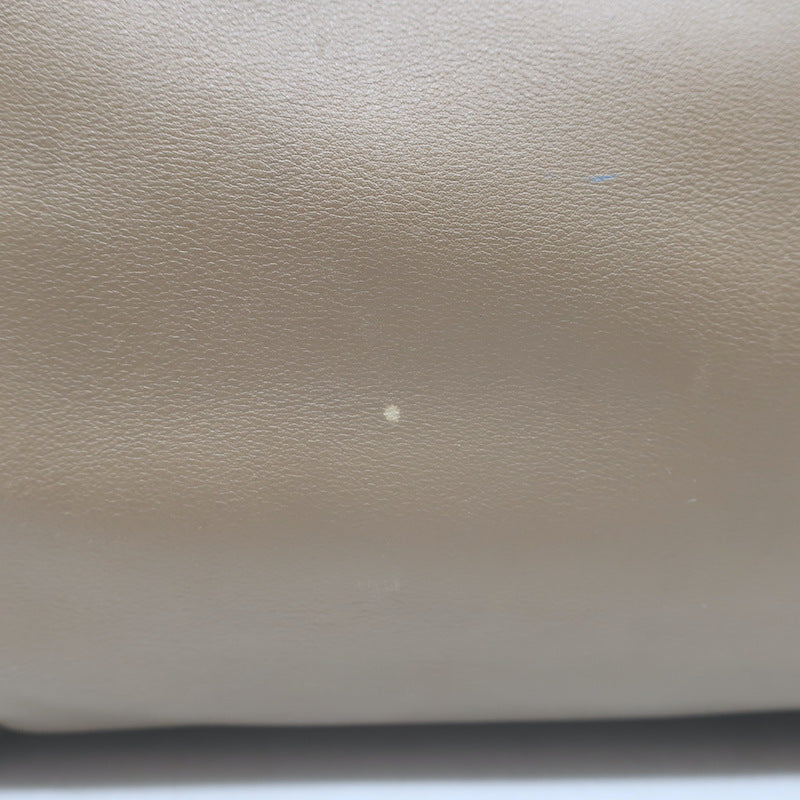 Celine Mini Luggage Tote Taupe Leather