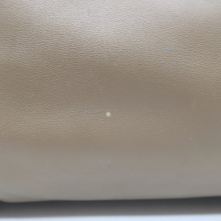 Celine Mini Luggage Tote Taupe Leather