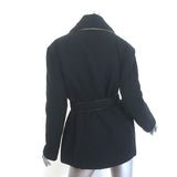 Plein Sud Dot-Embroidered Double Breasted Padded Coat Black