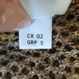 St. John Sport by Marie Gray Sweater Gold Metallic Mesh Knit Size Medium