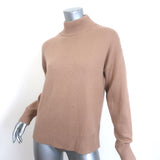 Theory Whipstitch Cashmere Turtleneck Sweater Camel Size Small