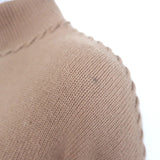 Theory Whipstitch Cashmere Turtleneck Sweater Camel Size Small
