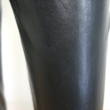 Alice + Olivia Lavera Vegan Leather Strapless Jumpsuit Black Size 4