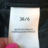 Plein Sud Dot-Embroidered Double Breasted Padded Coat Black