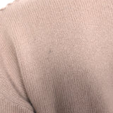 Theory Whipstitch Cashmere Turtleneck Sweater Camel Size Small