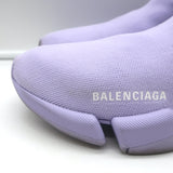 Balenciaga Speed 2.0 Sock Sneakers Lilac Stretch Knit Size 9