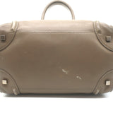 Celine Mini Luggage Tote Taupe Leather