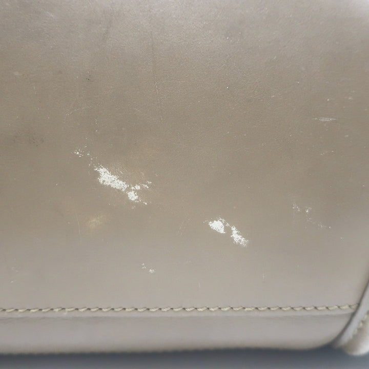 Celine Mini Luggage Tote Taupe Leather