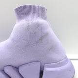 Balenciaga Speed 2.0 Sock Sneakers Lilac Stretch Knit Size 9
