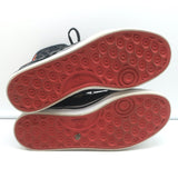 Adidas High Top Wedge Sneakers Black Leopard Print Canvas Size 7