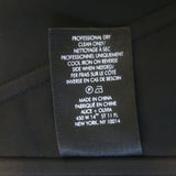 Alice + Olivia Lavera Vegan Leather Strapless Jumpsuit Black Size 4