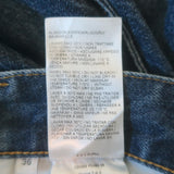 Bottega Veneta Exposed Seam Curved-Leg Jeans Dark Blue Denim Size 36