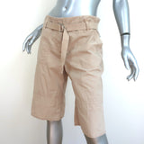 Moncler Belted Bermuda Shorts Khaki Size 42