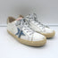 Golden Goose Superstar Denim Star Sneakers White Leather Size 38