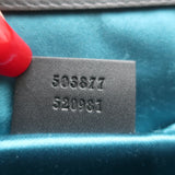 Gucci Ophidia Small Chain Strap Shoulder Bag Red Suede & Black Patent Leather