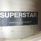 Golden Goose Superstar Denim Star Sneakers White Leather Size 38