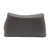 Toteme T-Lock Clutch Dark Brown Palmellata Leather
