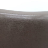 Toteme T-Lock Clutch Dark Brown Palmellata Leather