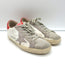 Golden Goose Superstar Sneakers White Leather with Red Heel Tab Size 37