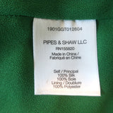 Veronica Beard Sean Ruched Mini Dress Green Floral Print Silk Chiffon Size 4