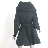 Blumarine Down Puffer Coat Black Size 40 Belted Jacket