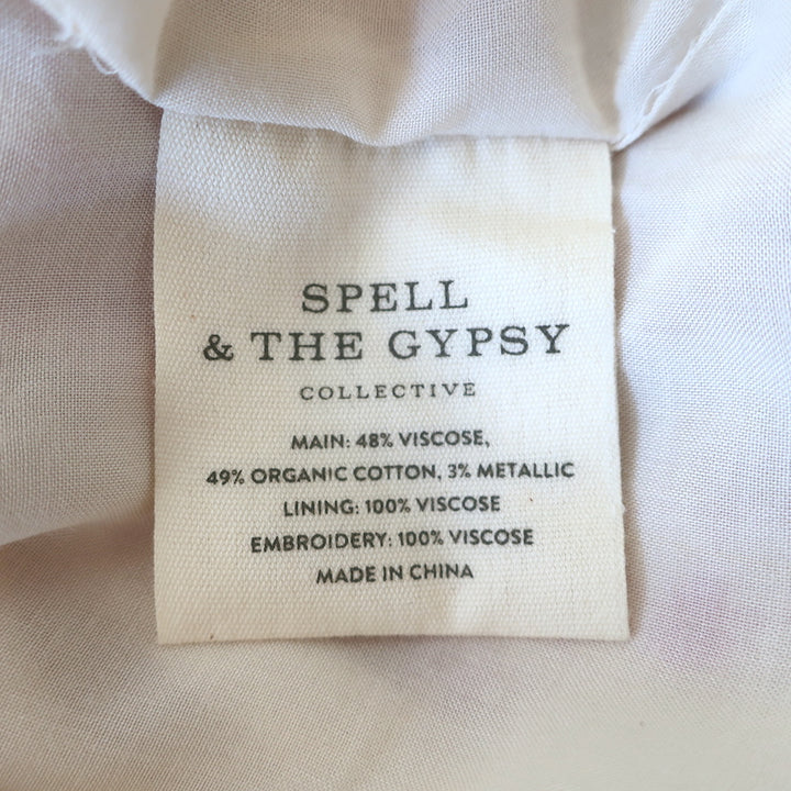Spell &amp; The Gypsy Tunic Mini Dress Coco Lei Lilac Floral Print Size Extra Small