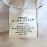 Spell & The Gypsy Tunic Mini Dress Coco Lei Lilac Floral Print Size Extra Small