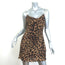 Alice + Olivia Harmony Leopard Print Mini Slip Dress Size 2