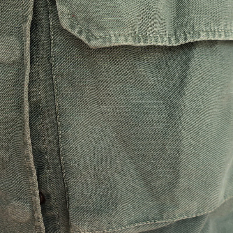 Nili Lotan Lori Military Jacket Army Green Cotton-Linen Size Extra Small