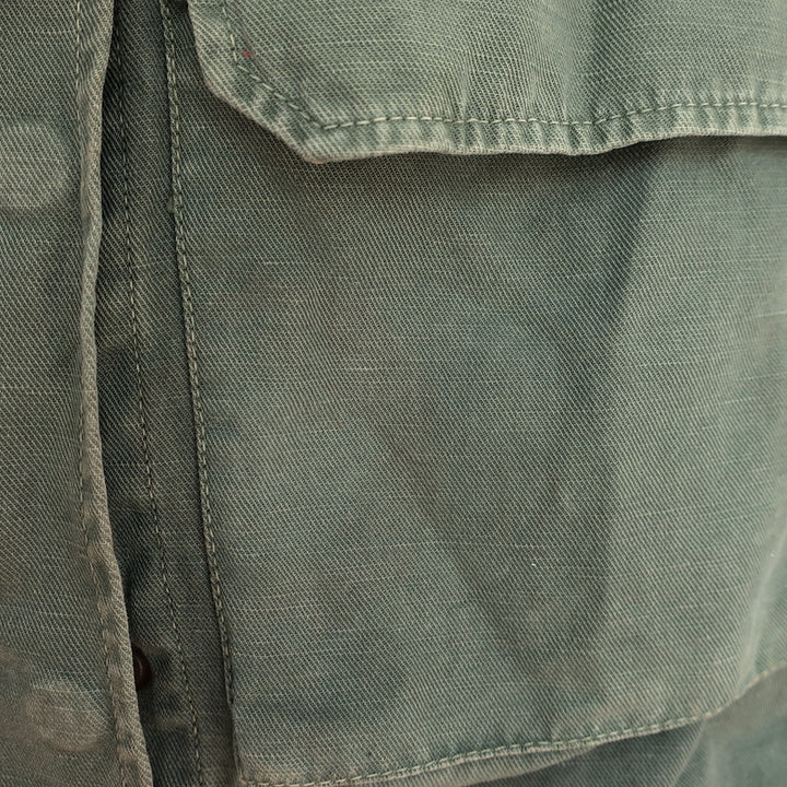 Nili Lotan Lori Military Jacket Army Green Cotton-Linen Size Extra Small
