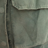 Nili Lotan Lori Military Jacket Army Green Cotton-Linen Size Extra Small