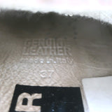 Golden Goose Superstar Sneakers White Leather with Red Heel Tab Size 37