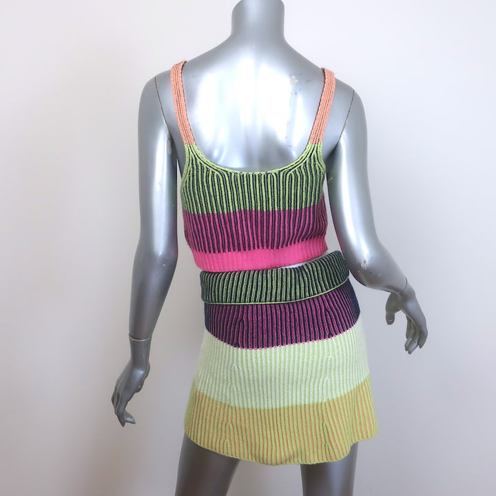 Jonathan Simkhai Gina Bralette &amp; Ivana Mini Skirt Set Multicolor Size Extra Small