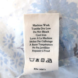 LoveShackFancy Tunic Mini Dress Este White/Blue Floral Print Cotton Extra Small