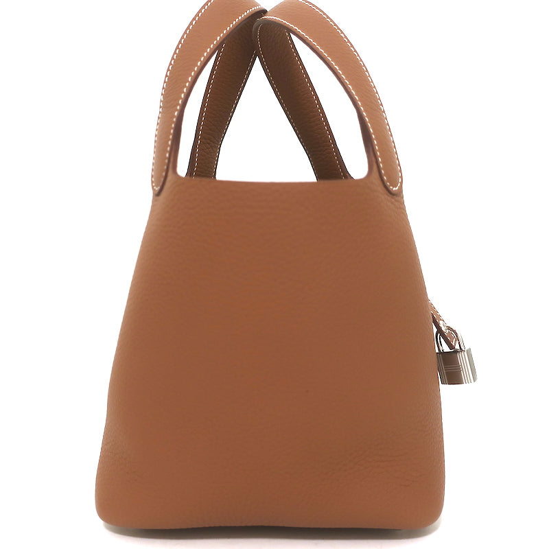 Hermes Picotin Lock 18 Bag Gold Clemence Leather Palladium Hardware NEW