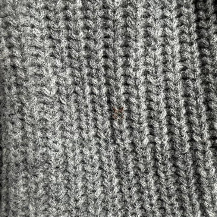Rag &amp; Bone Bonnie Striped-Sleeve Cardigan Gray Ribbed Wool Size Extra Small