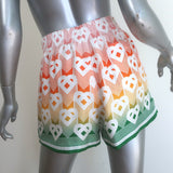 Casablanca Gradient Heart Monogram Shirt & Shorts Set Multi Size 36/Extra Small